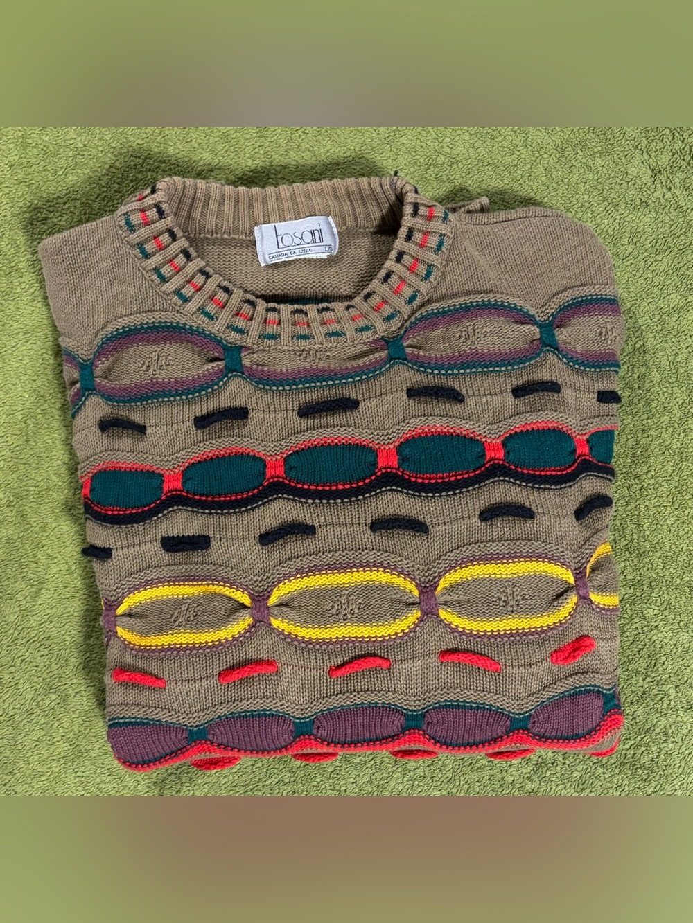 Tosani Cotton Coogi Style Sweater